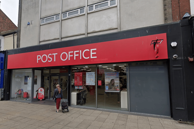 South Shields Post Office, on King Street, is among 115 branches at risk of closure.