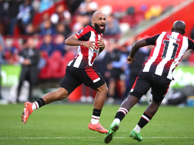 Brentford winger Bryan Mbeumo