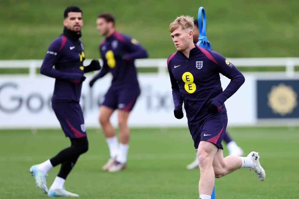 Newcastle United defender Lewis Hall could make his England debut tonight. 