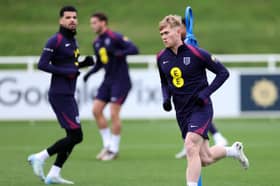 Newcastle United defender Lewis Hall could make his England debut tonight. 