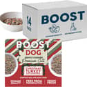 Boost's Christmas Turkey dinner is one of a range of healthy dog foods