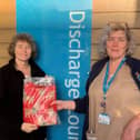 Sharon Velen and Jan Defty, who work as Healthcare Assistants at the Discharge Lounge at South Tyneside District Hospital, which is part of the #NightwearBeforeChristmas campaign.
