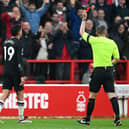 Edson ALvarez was sent off during West Ham's defeat against Nottingham Forest
