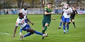 Hebburn Town suffered a 2-0 defeat at NPL Premier Division rivals Guiseley on Saturday (photo Tyler Lopes)