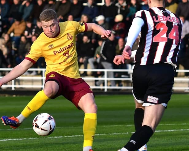 South Shields exited the FA Trophy with a defeat at National League North rivals Spennymoor Town (photo Kevin Wilson)