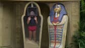 Dean McCullough takes on ‘Sinister Sarcophagus’ Bushtucker Trial.