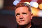 Eddie Howe, Manager of Newcastle United, is seen ringside during the Riyadh Season Latino Night at Kingdom Arena on November 16, 2024 in Riyadh, Saudi Arabia. (Photo by Richard Pelham/Getty Images)
