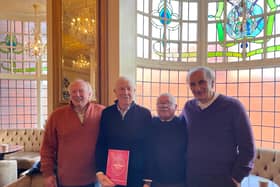 Sunderland legends Micky Horswill, Jimmy Montgomery, Bobby Kerr, and Dick Malone