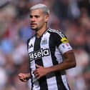 Newcastle United midfielder Bruno Guimaraes