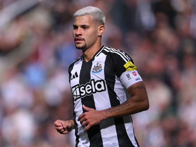 Newcastle United midfielder Bruno Guimaraes