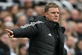 Newcastle United head coach Eddie Howe