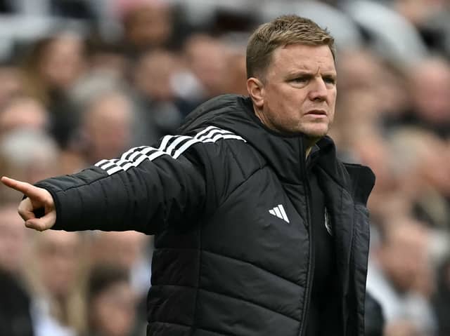 Newcastle United head coach Eddie Howe
