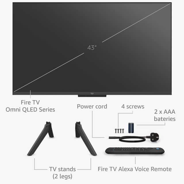 What the Amazon Fire TV 43 inch Omni deal includes