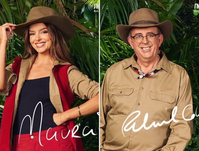 Maura Higgins (L) and Richard Coles (R) have joined I'm a Celeb 2024. Photo: ITV