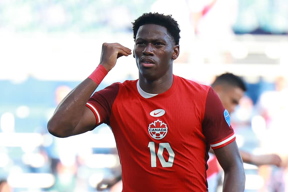 Canada and Lille striker Jonathan David