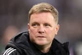 Newcastle United head coach Eddie Howe