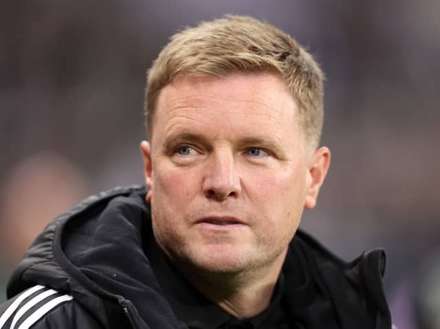 Newcastle United head coach Eddie Howe