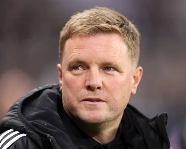 Newcastle United head coach Eddie Howe