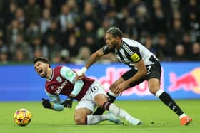 Lucas Paqueta was in the thick of it against Newcastle United.