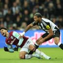 Lucas Paqueta was in the thick of it against Newcastle United.