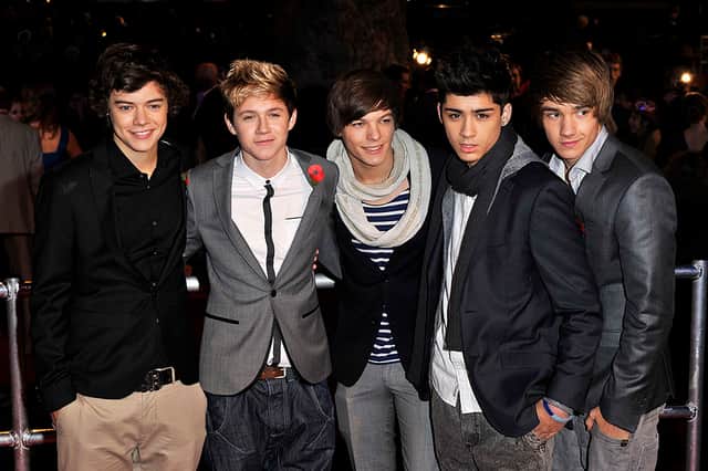 Liam Payne with his One Direction bandmates.