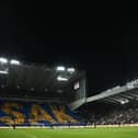 Newcastle Fans display a work designed by "Wor Flags" in honour of Newcastle United's Swedish striker #14 Alexander Isak ahead of the English Premier League football match between Newcastle United and West Ham United (Photo by Paul ELLIS / AFP)