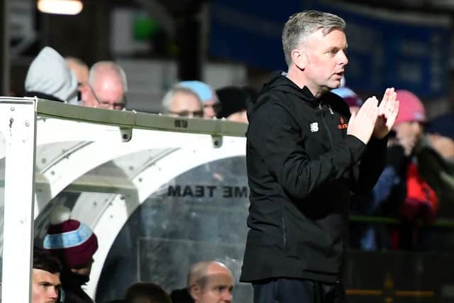 South Shields manager Elliott Dickman (photo Kevin Wilson)