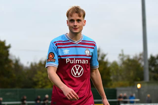 South Shields midfielder Lucas De Bolle (photo Kevin Wilson)
