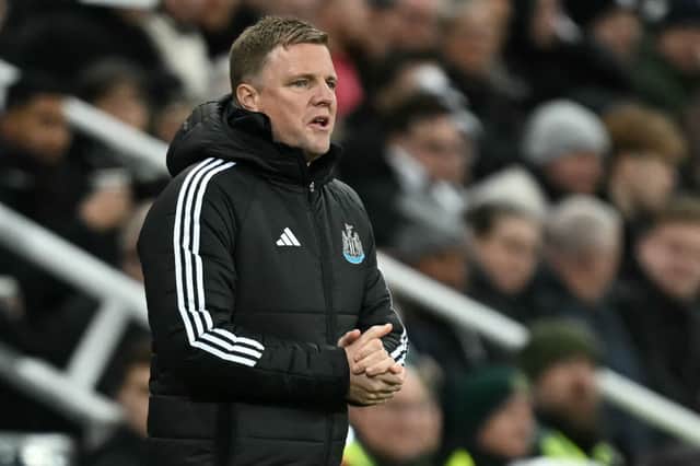 Newcastle United head coach Eddie Howe