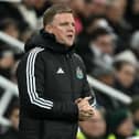 Newcastle United head coach Eddie Howe