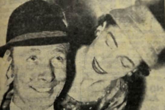 Leslie Randall and his wife Joan who were starring in a new sitcom.