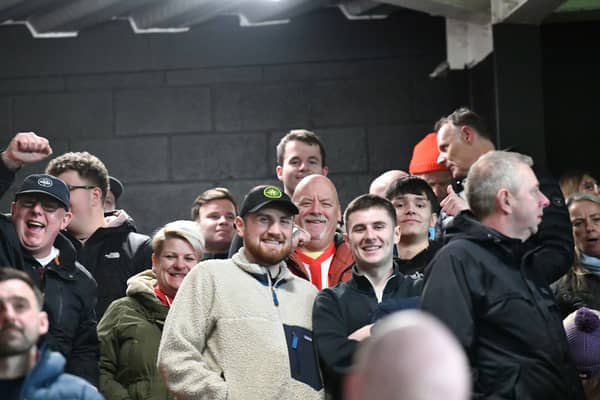 Sunderland fans in action as Régis Le Bris' side lost 1-0 to Sheffield United at Bramall Lane in the Championship.
