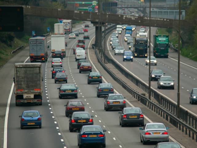 The M1 motorway in Leicestershire near to Leicester Forrest East services (Photo: Rail Photo/Construction Photography/Avalon/Getty Images)