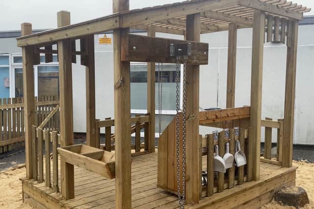 The outdoor space was made a reality thanks to investment in the school from WISE Academies.