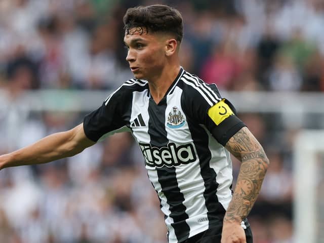 Newcastle United midfielder Jamie Miley 