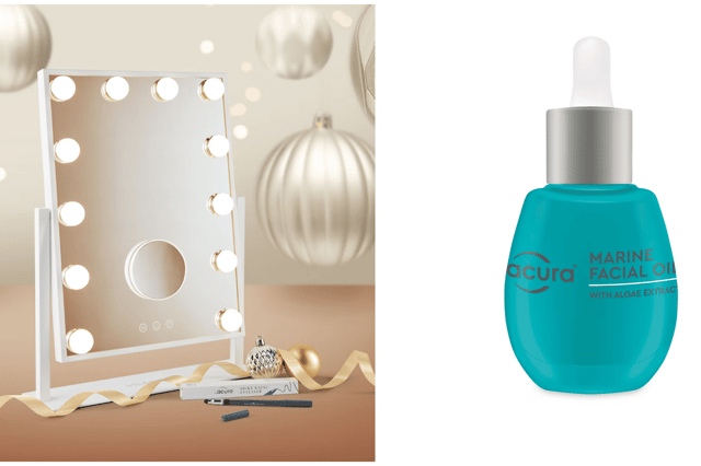 Bring some glamour to your dressing table with this Hollywood mirror - and try the new Marine skincare range by Lacura