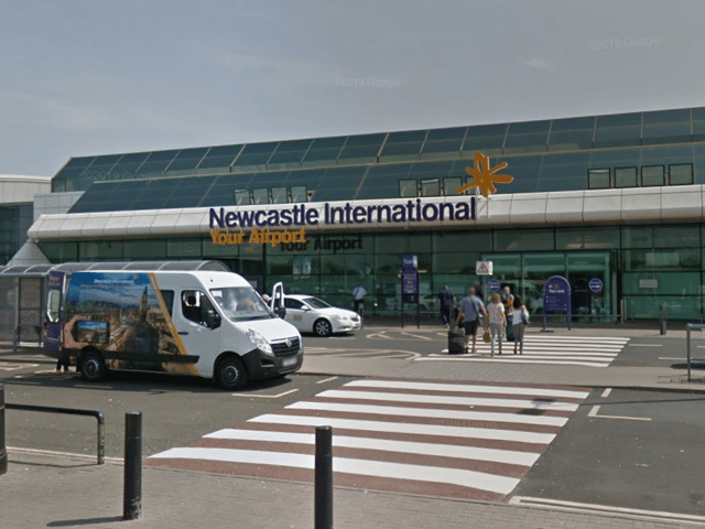 Newcastle International Airport.