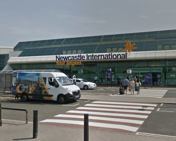Newcastle International Airport.