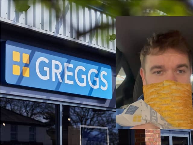 I tried my first ever Greggs festive bake...