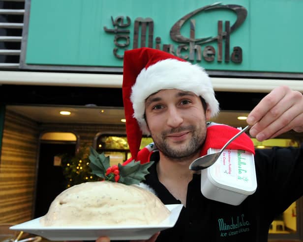 The sweetest of South Shields memories. It's the Christmas pudding ice cream created at Minchella's.