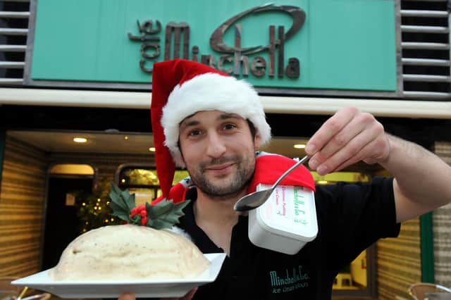 The sweetest of South Shields memories. It's the Christmas pudding ice cream created at Minchella's.