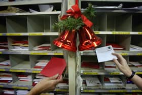 Royal Mail postal workers sort Christmas cards in the Royal Mail Regional Sorting Office in Filton (Photo: Matt Cardy/Getty Images)