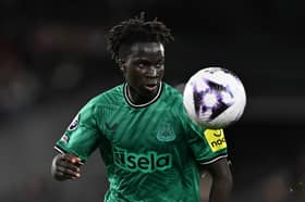 Newcastle United forward Garang Kuol. 