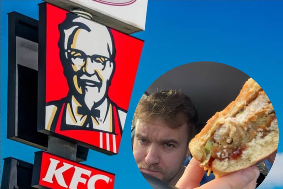 I tried KFC's new Stuffing Tower burger