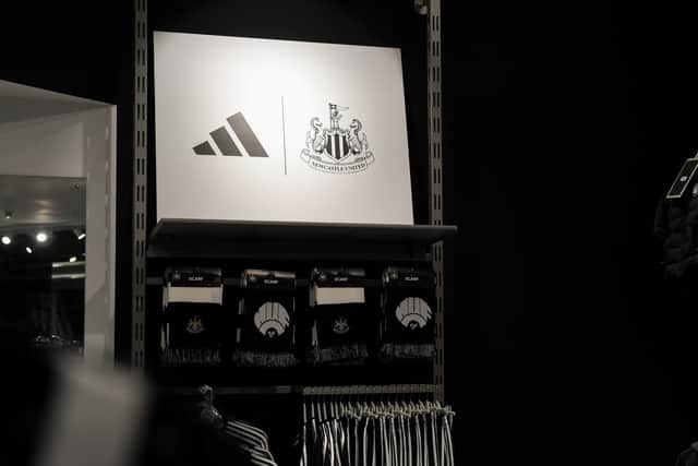 Newcastle United’s club shop.