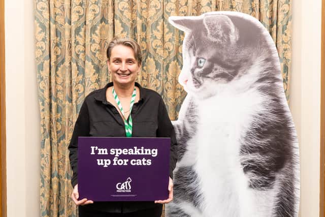 Kate Osborne has hosted a parliamentary reception with Cats Protection to highlight animal welfare issues to other MPs.