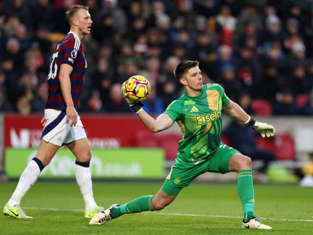 Newcastle United goalkeeper Nick Pope
