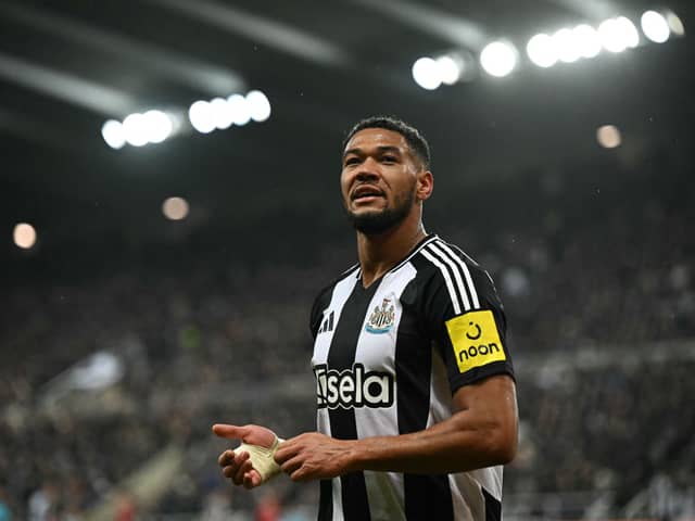 Newcastle United midfielder Joelinton will miss their clash against Ipswich Town next weekend.