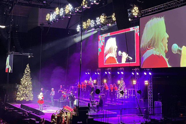 Rosie Ramsey performed a number of Christmas songs, including Mariah Carey's iconic All I Want For Christmas.