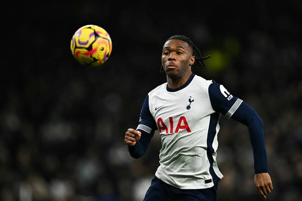 Destiny Udogie in action for Tottenham Hotspur. 